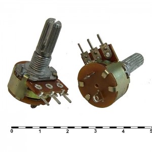 Потенциометр S16KN1-B 1K L20KC RUICHI
