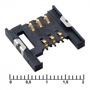 Держатель SIM и карт памяти SIM-06P RUICHI