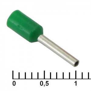 Наконечник на кабель DN00508 green (1x8mm) RUICHI