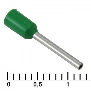 Наконечник на кабель DN00510 green (1x10mm) RUICHI