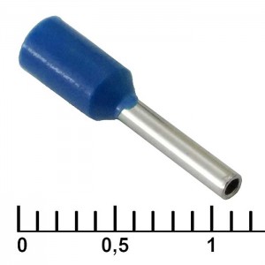 Наконечник на кабель DN00708 blue (1.2x8mm) RUICHI