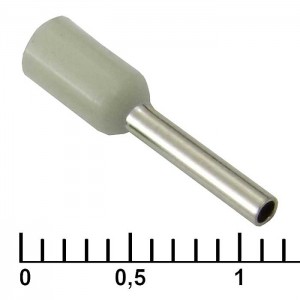 Наконечник на кабель DN00708 gray (1.2x8mm)  RUICHI