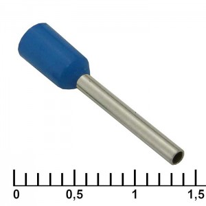 Наконечник на кабель DN00712 blue (1.2x12mm) RUICHI