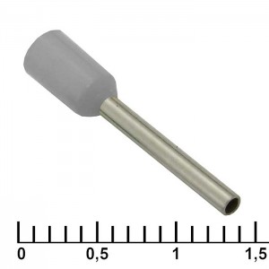 Наконечник на кабель DN00712 gray (1.2x12mm) RUICHI