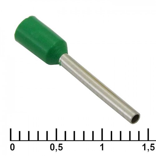Наконечник на кабель DN00712 green (1.2x12mm) RUICHI