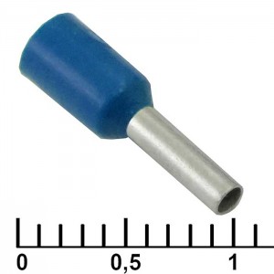 Наконечник на кабель DN01006 blue (1.4x6mm) RUICHI