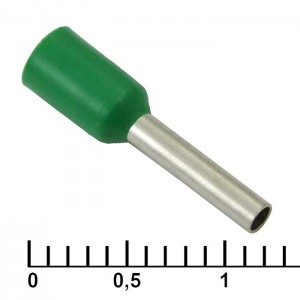 Наконечник на кабель DN01008 green (1.4x8mm) RUICHI