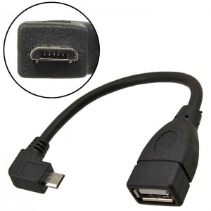 Компьютерный шнур USB AF to MicroUSB 90 degrees (SZC) SZC