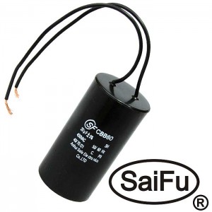 Пусковой конденсатор CBB60 20uF 450V WIRE (SAIFU) SAIFU