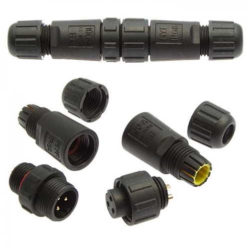 Герметичный разъем SZC-190 3pin (IP68) SZC