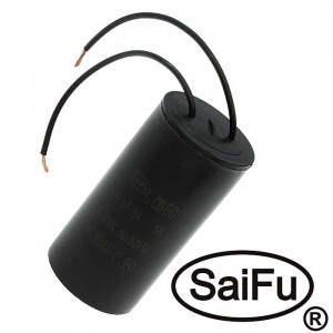 Пусковой конденсатор CBB60 20uF 630V WIRE (SAIFU) SAIFU