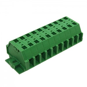 Клеммник нажимной SH331-7.0-10P1 (green) SANHE