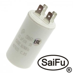 Пусковой конденсатор CBB60 12uF 450V (SAIFU) SAIFU