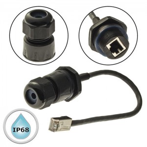 Герметичный разъем RJ45M25L25-5B SZC