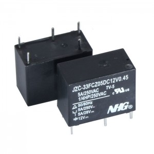 Электромагнитное реле JZC-33F-C-Z-5-DC12V-0.45 FORWARD FORWARD