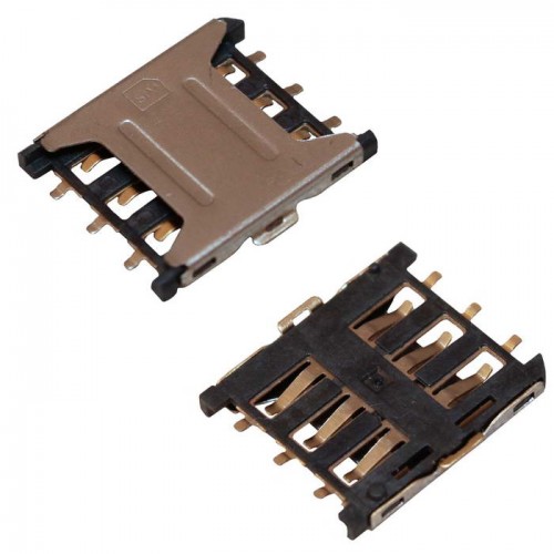 Держатель SIM и карт памяти Nano SIM 6pin 1.35H RUICHI