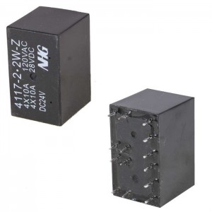 Электромагнитное реле 4117-2-2W-Z-10A-24VDC-1.0 FORWARD