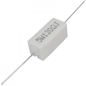 Мощный постоянный резистор RX27-1 120 Ом 5W 5% / SQP5 RUICHI