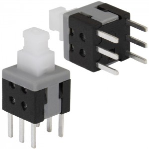Миниатюрная кнопка PB22E06 без фиксации 6x6x10 mm RUICHI