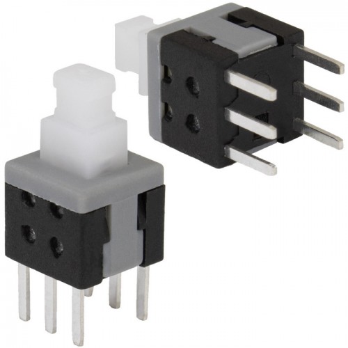 Миниатюрная кнопка PB22E06 без фиксации 6x6x10 mm RUICHI