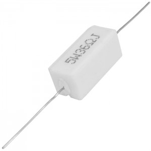 Мощный постоянный резистор RX27-1 36 Ом 5W 5% / SQP5 RUICHI