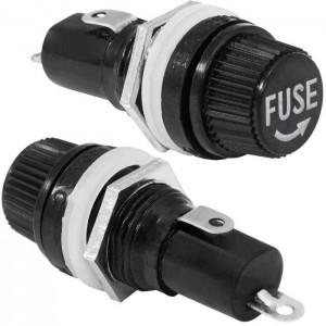 Держатель предохранителя ДВП4-2 (5x20 10a 250v) импорт RUICHI