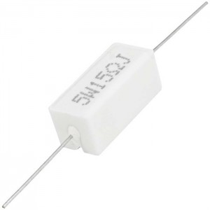 Мощный постоянный резистор RX27-1 15 Ом 5W 5% / SQP5 RUICHI