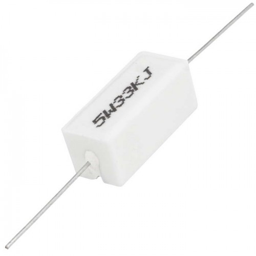 Мощный постоянный резистор RX27-1 33 кОм 5W 5% / SQP5 RUICHI