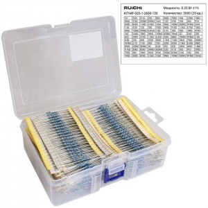 Постоянный резистор до 2 вт KIT-MF-025-1-2600-130 RUICHI
