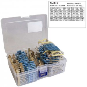 Постоянный резистор до 2 вт KIT-MF-200-1-0640-064 RUICHI