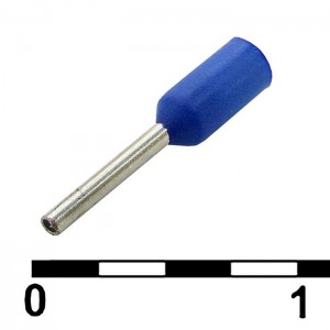 Наконечник на кабель DN00206 blue (0.75x6mm) RUICHI
