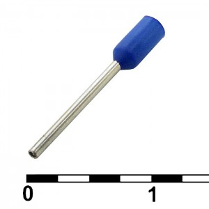 Наконечник на кабель DN00208 blue (0.75x8mm) RUICHI